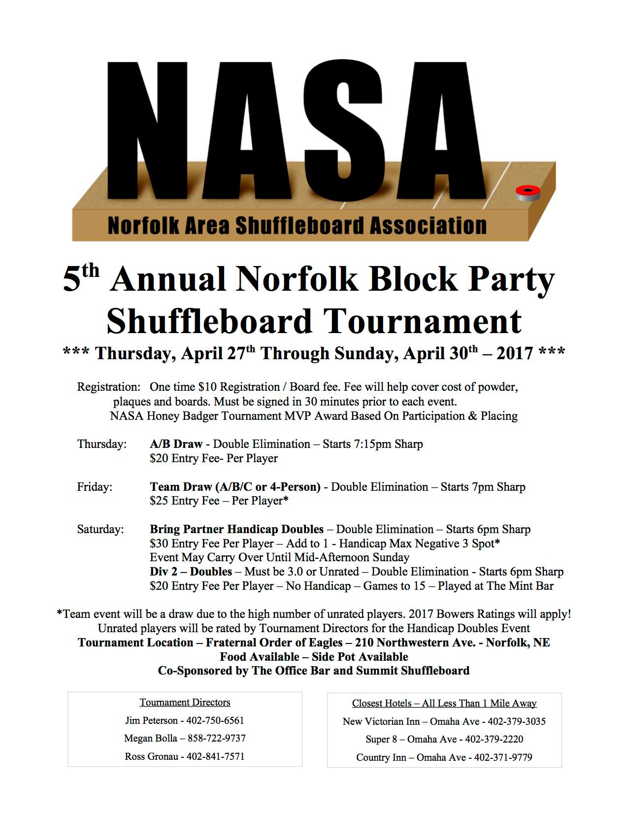 Table Shuffleboard Association site